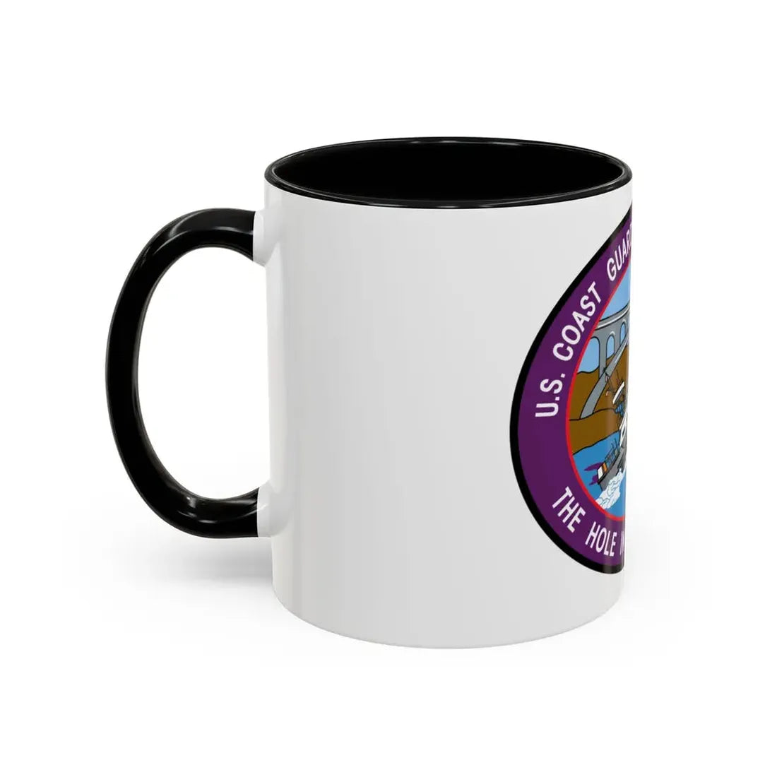 USCG Station Depoe Bay (U.S. Coast Guard) Accent Coffee Mug - Go Mug Yourself
