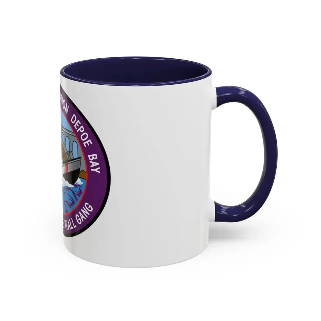 USCG Station Depoe Bay (U.S. Coast Guard) Accent Coffee Mug - Go Mug Yourself