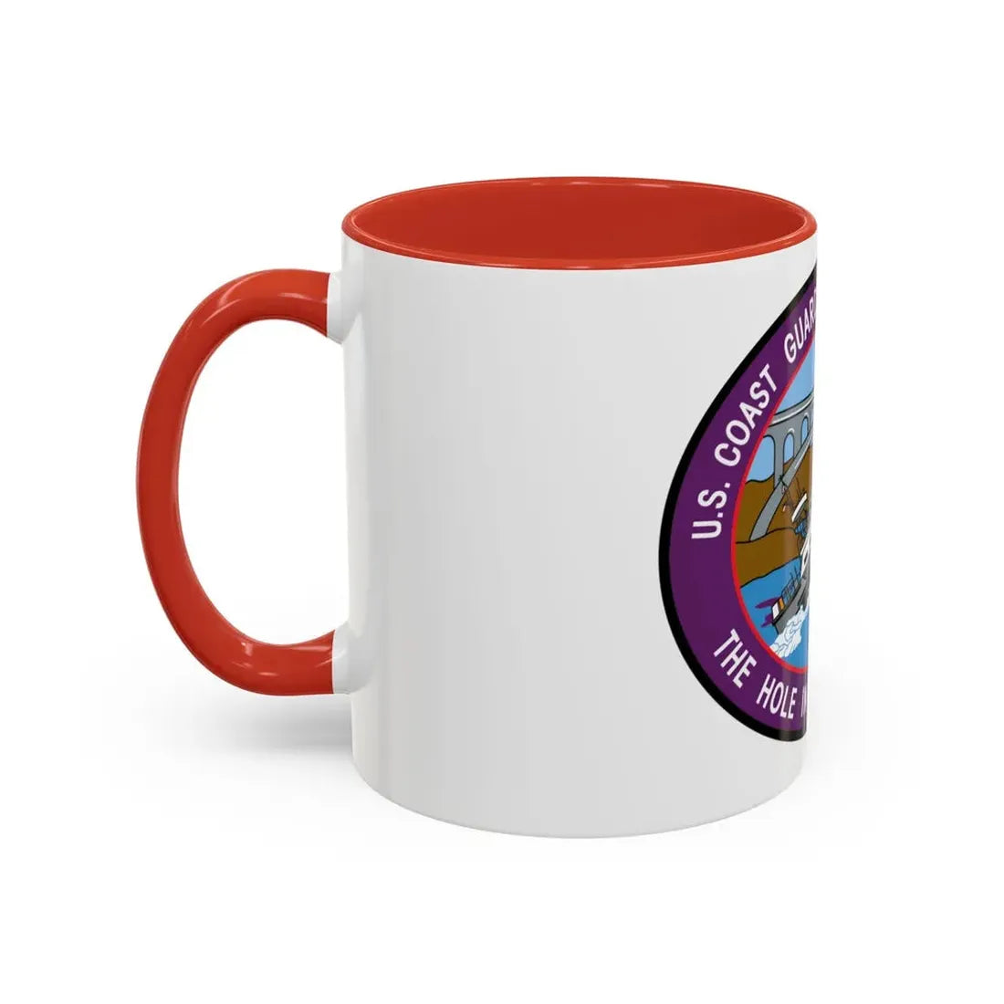 USCG Station Depoe Bay (U.S. Coast Guard) Accent Coffee Mug - Go Mug Yourself