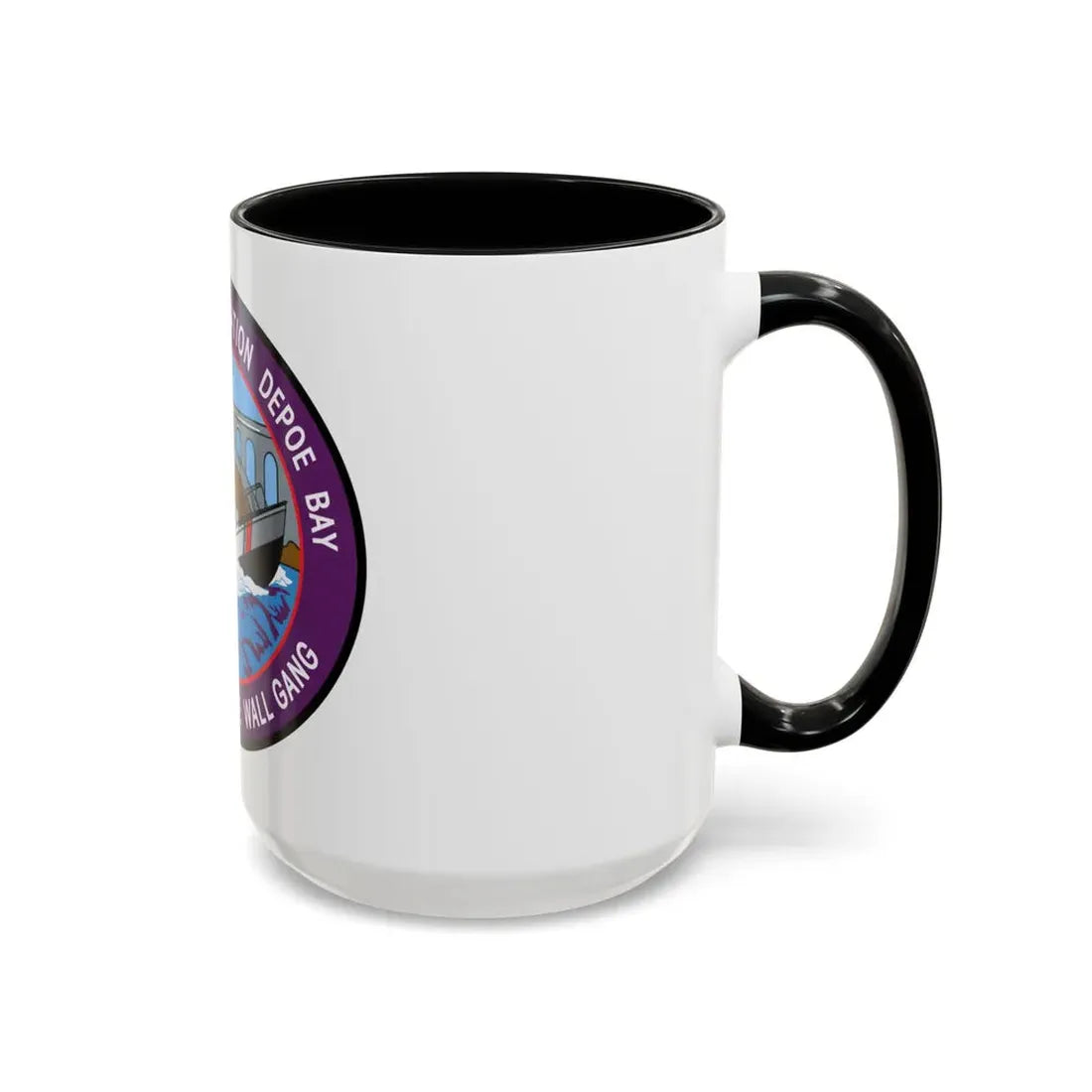 USCG Station Depoe Bay (U.S. Coast Guard) Accent Coffee Mug - Go Mug Yourself