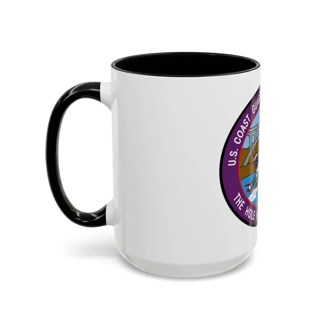 USCG Station Depoe Bay (U.S. Coast Guard) Accent Coffee Mug - Go Mug Yourself
