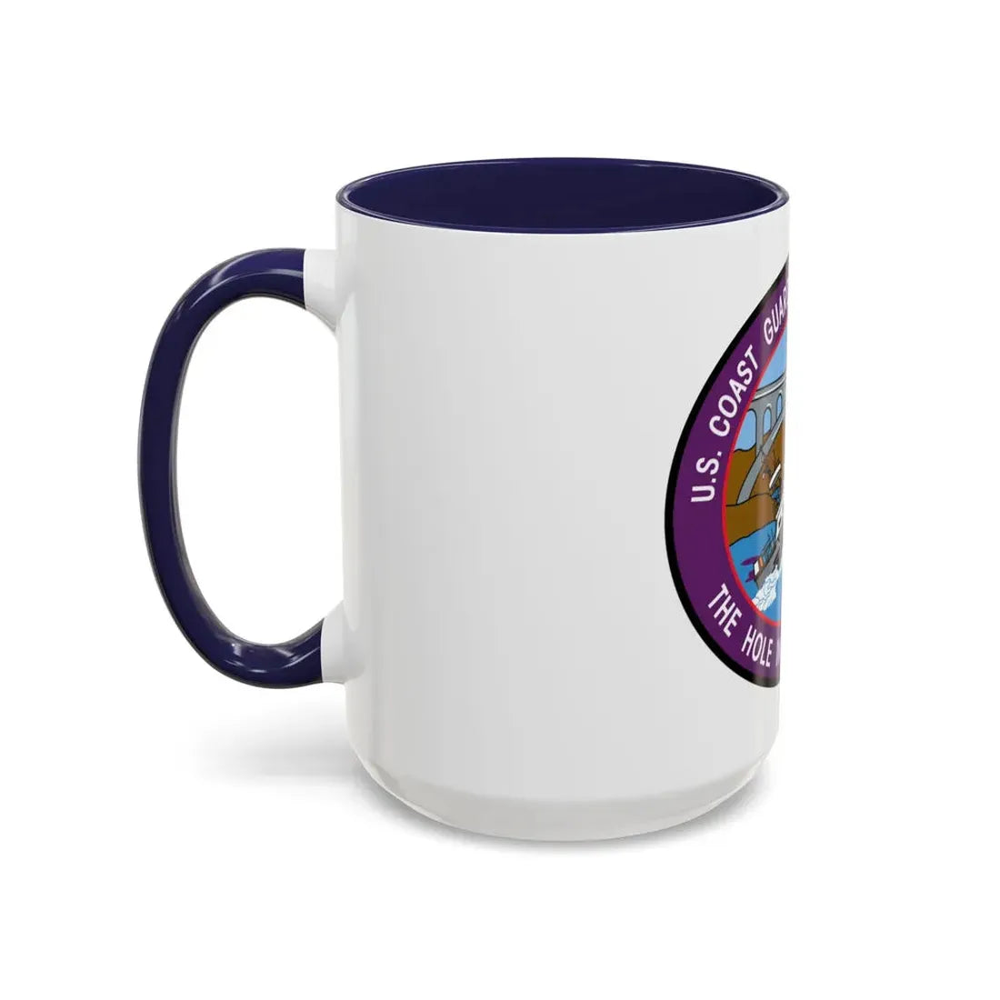USCG Station Depoe Bay (U.S. Coast Guard) Accent Coffee Mug - Go Mug Yourself