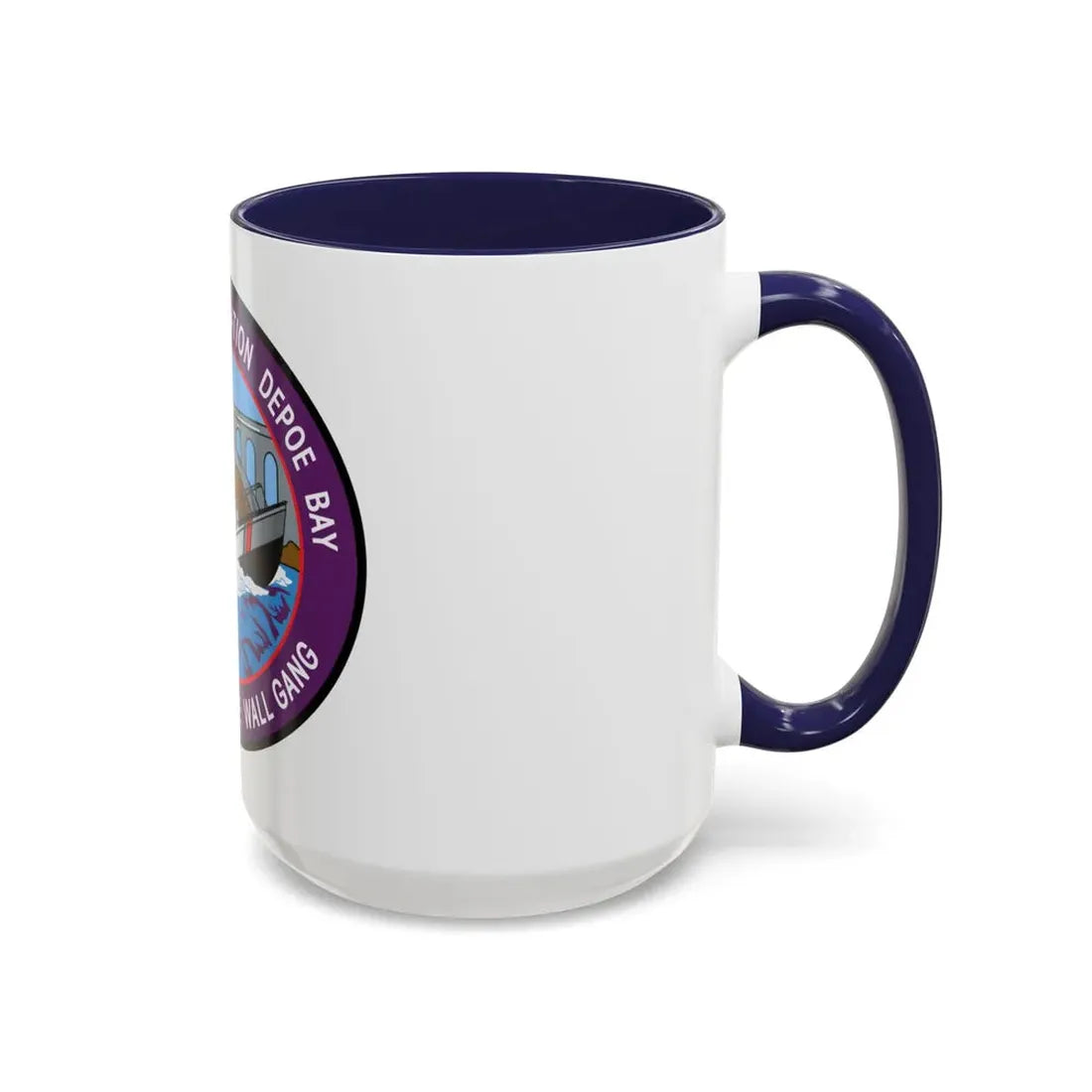 USCG Station Depoe Bay (U.S. Coast Guard) Accent Coffee Mug - Go Mug Yourself