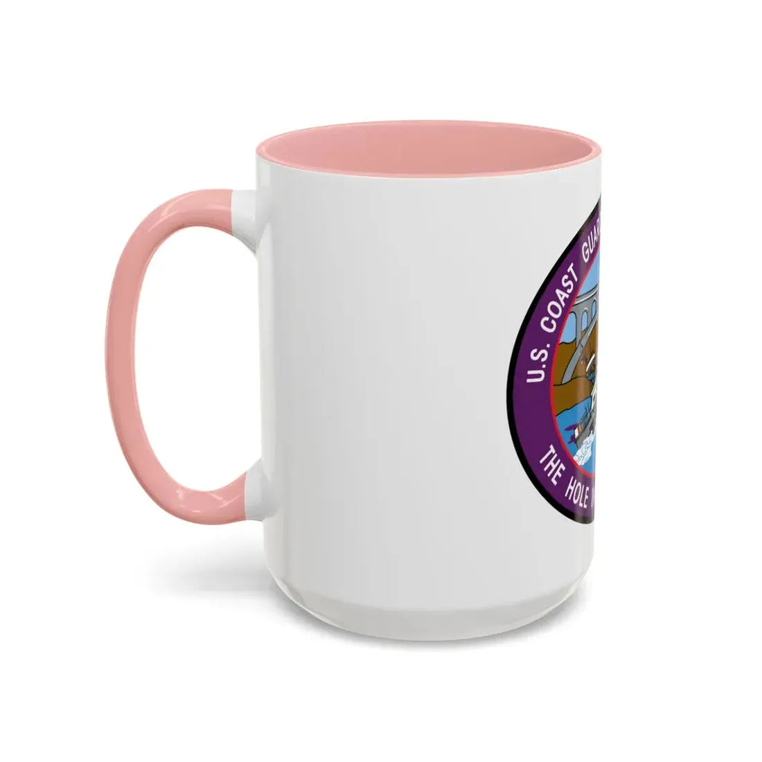 USCG Station Depoe Bay (U.S. Coast Guard) Accent Coffee Mug - Go Mug Yourself