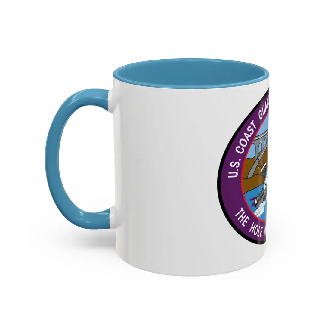 USCG Station Depoe Bay (U.S. Coast Guard) Accent Coffee Mug - Go Mug Yourself
