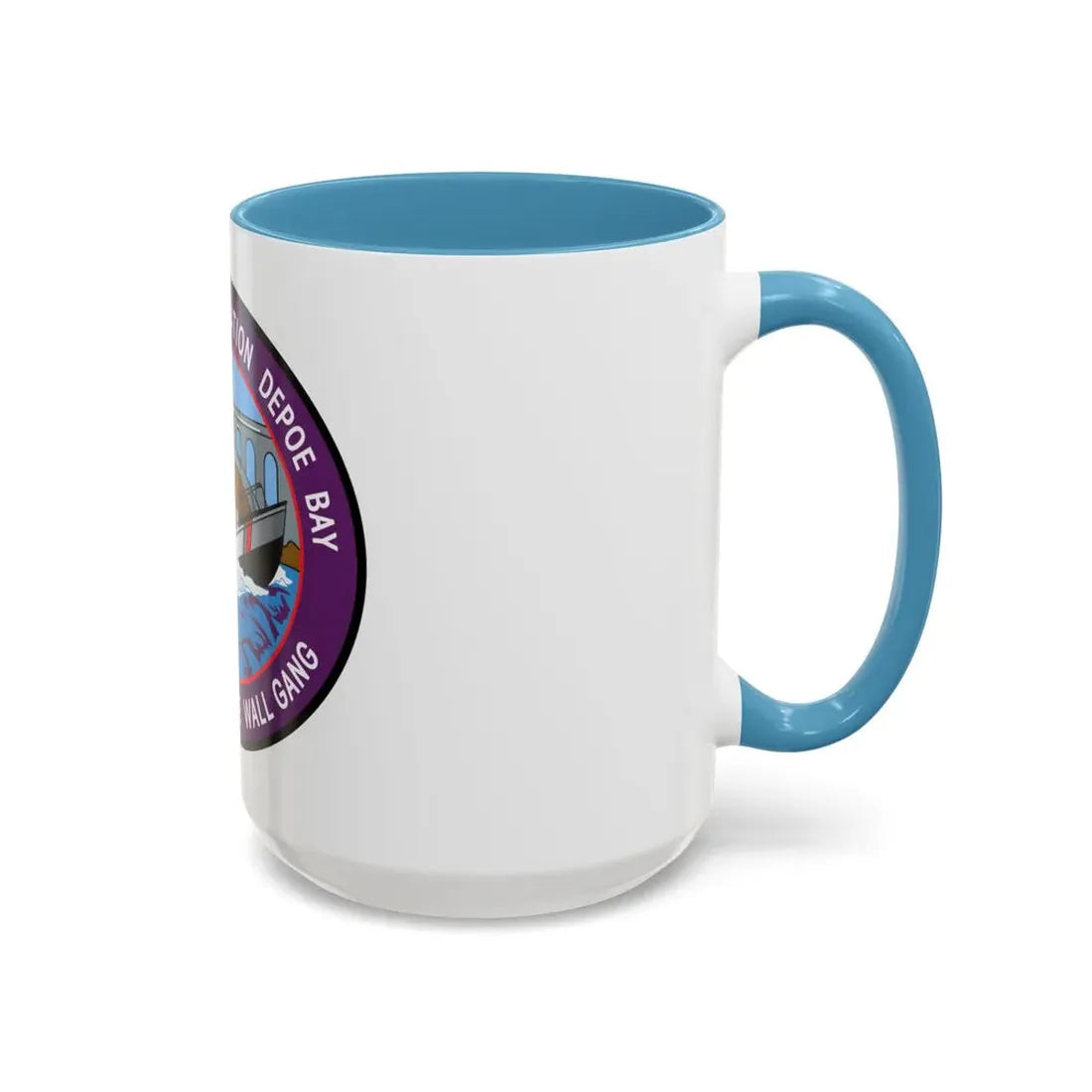 USCG Station Depoe Bay (U.S. Coast Guard) Accent Coffee Mug - Go Mug Yourself