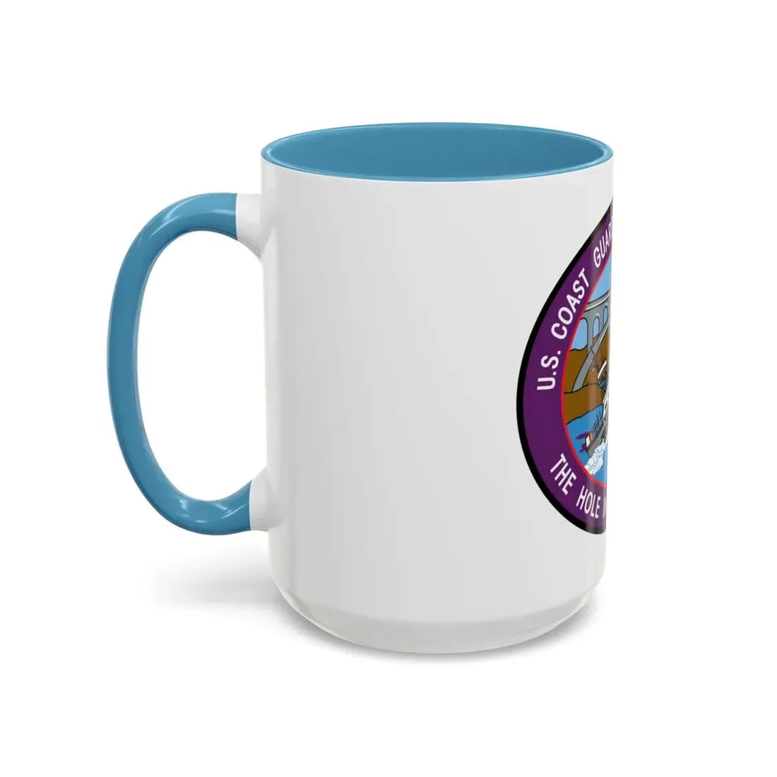 USCG Station Depoe Bay (U.S. Coast Guard) Accent Coffee Mug - Go Mug Yourself