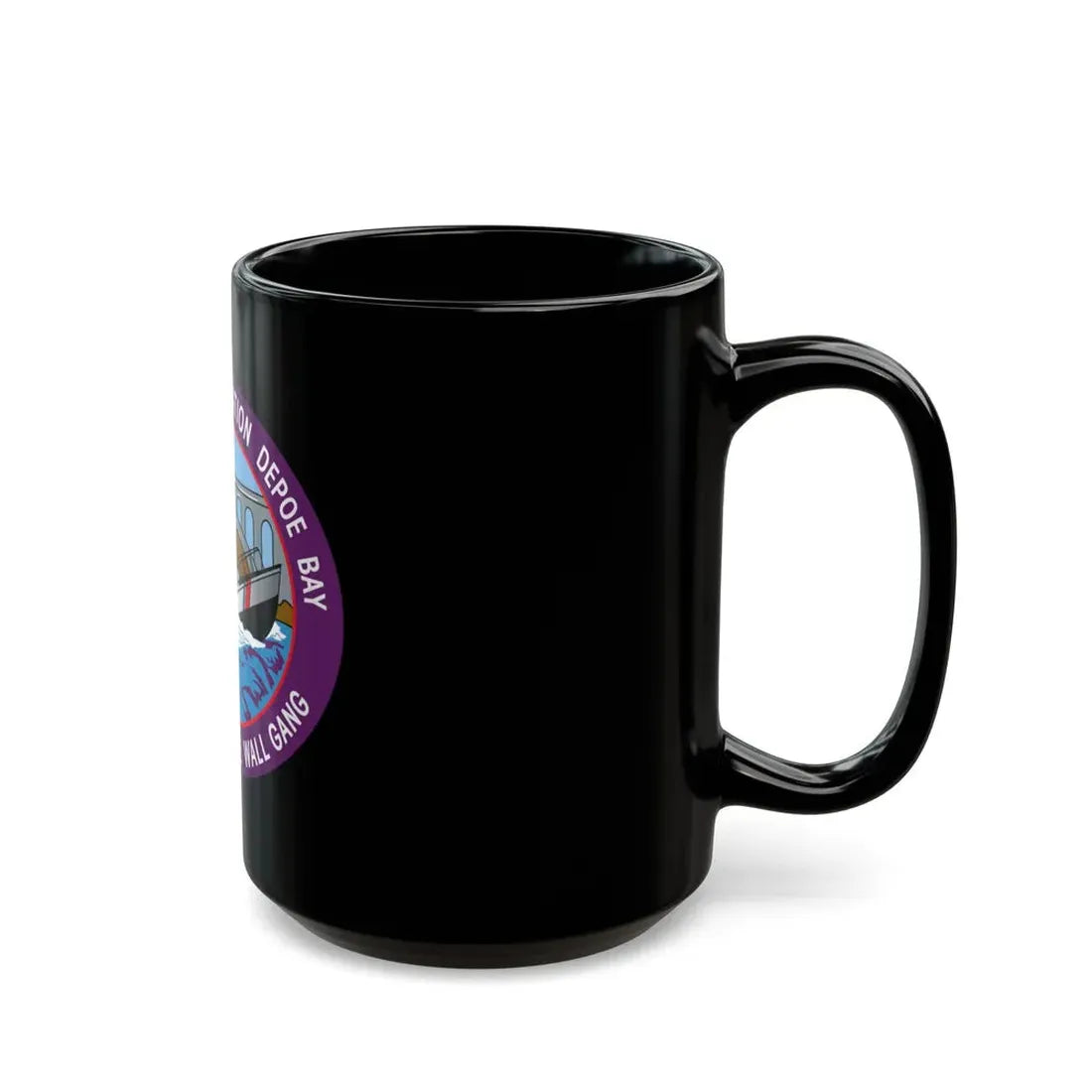 USCG Station Depoe Bay (U.S. Coast Guard) Black Coffee Mug - Go Mug Yourself