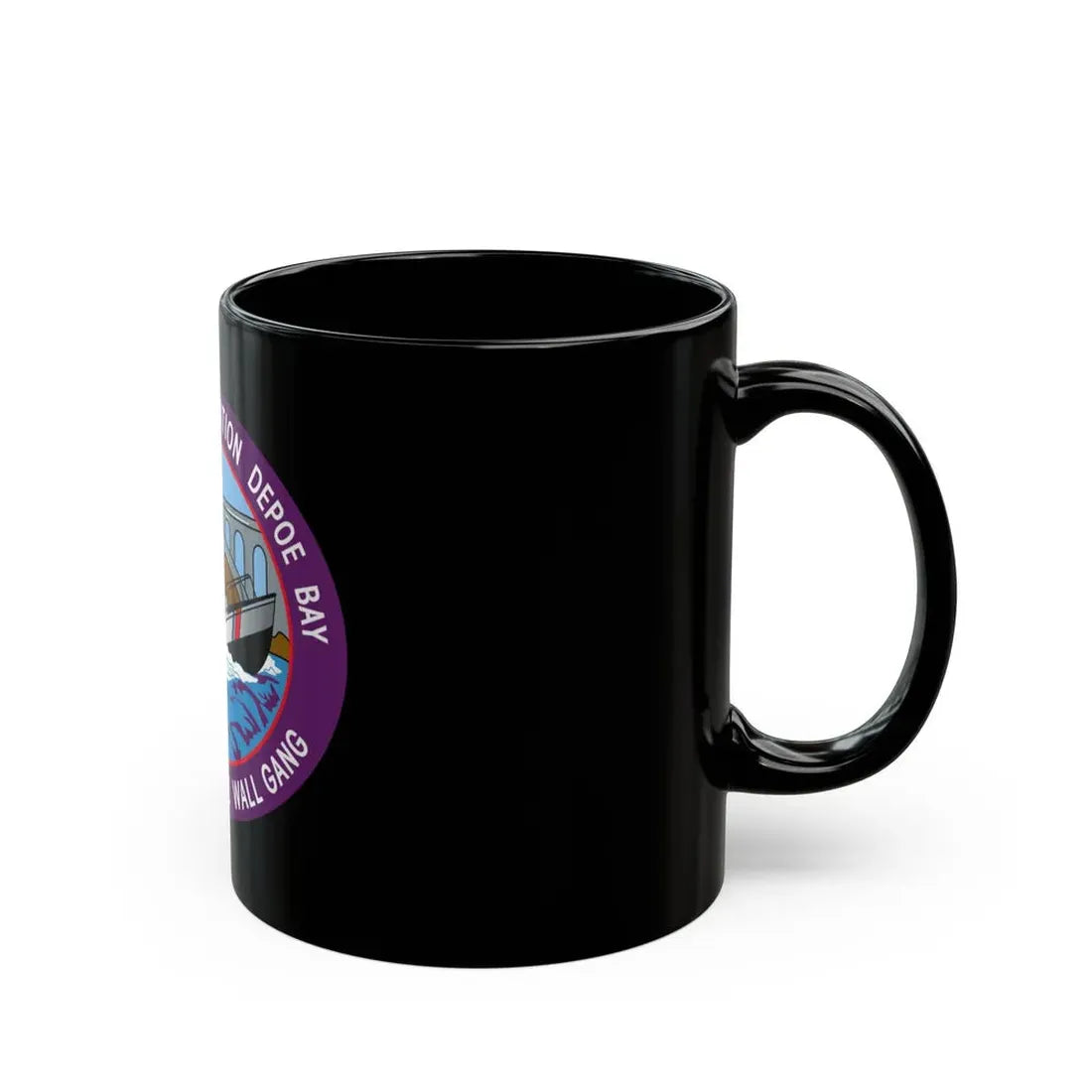 USCG Station Depoe Bay (U.S. Coast Guard) Black Coffee Mug - Go Mug Yourself