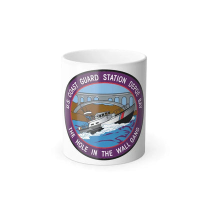 USCG Station Depoe Bay (U.S. Coast Guard) Color Changing Coffee Mug 11oz - Go Mug Yourself