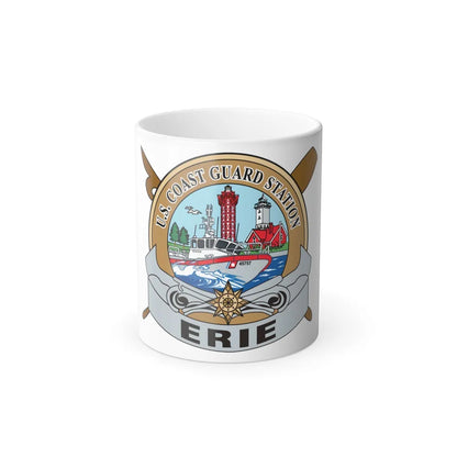 USCG Station Erie (U.S. Coast Guard) Color Changing Mug 11oz-11oz-Go Mug Yourself