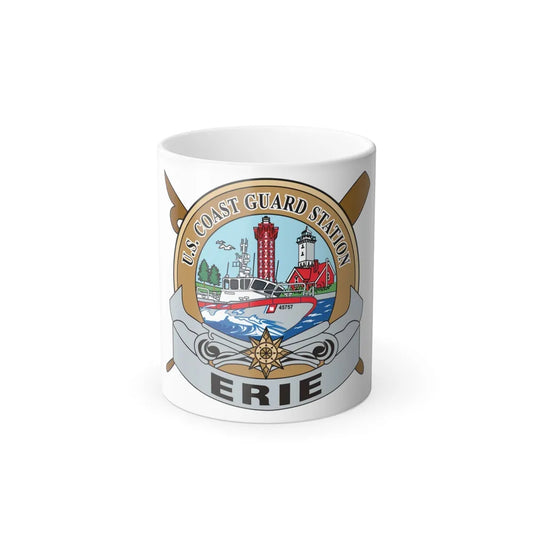 USCG Station Erie (U.S. Coast Guard) Color Changing Mug 11oz-11oz-Go Mug Yourself