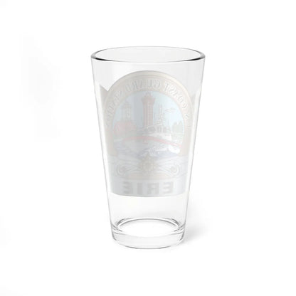 USCG Station Erie (U.S. Coast Guard) Pint Glass 16oz-Go Mug Yourself