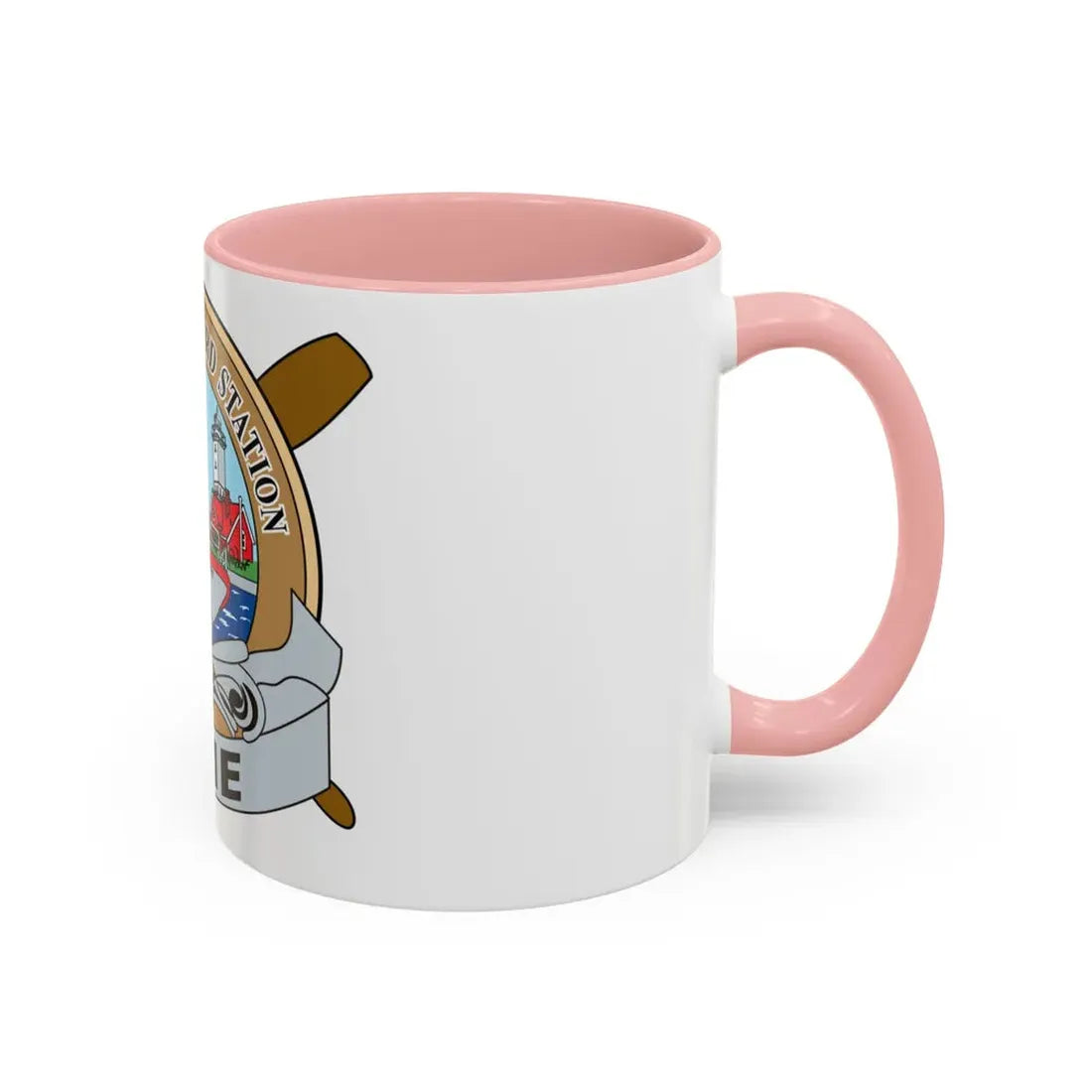 USCG Station Erie (U.S. Coast Guard) Accent Coffee Mug - Go Mug Yourself