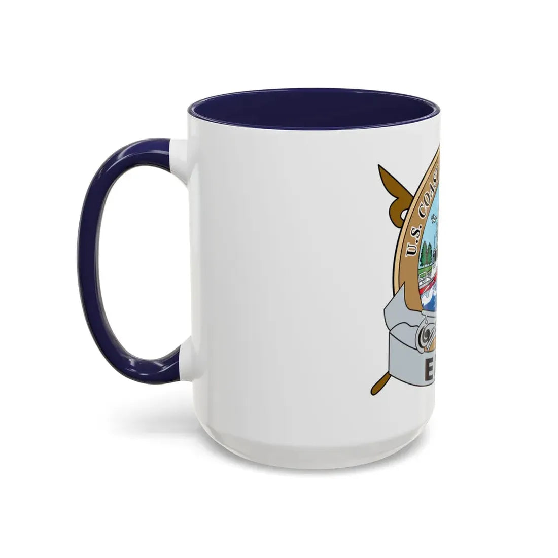 USCG Station Erie (U.S. Coast Guard) Accent Coffee Mug - Go Mug Yourself