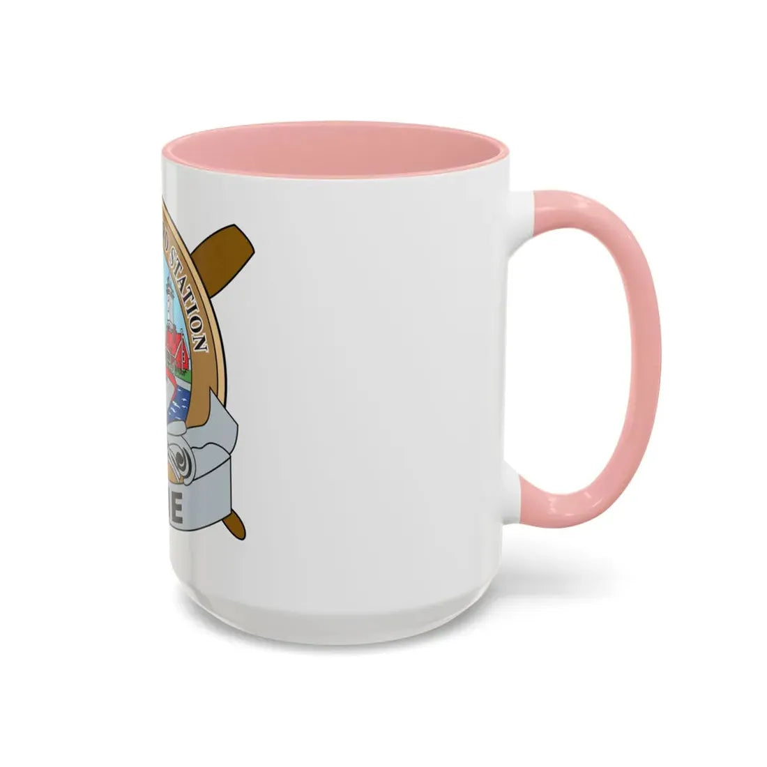 USCG Station Erie (U.S. Coast Guard) Accent Coffee Mug - Go Mug Yourself