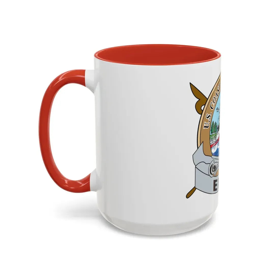 USCG Station Erie (U.S. Coast Guard) Accent Coffee Mug - Go Mug Yourself
