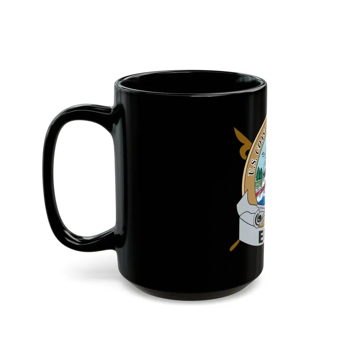 USCG Station Erie (U.S. Coast Guard) Black Coffee Mug - Go Mug Yourself