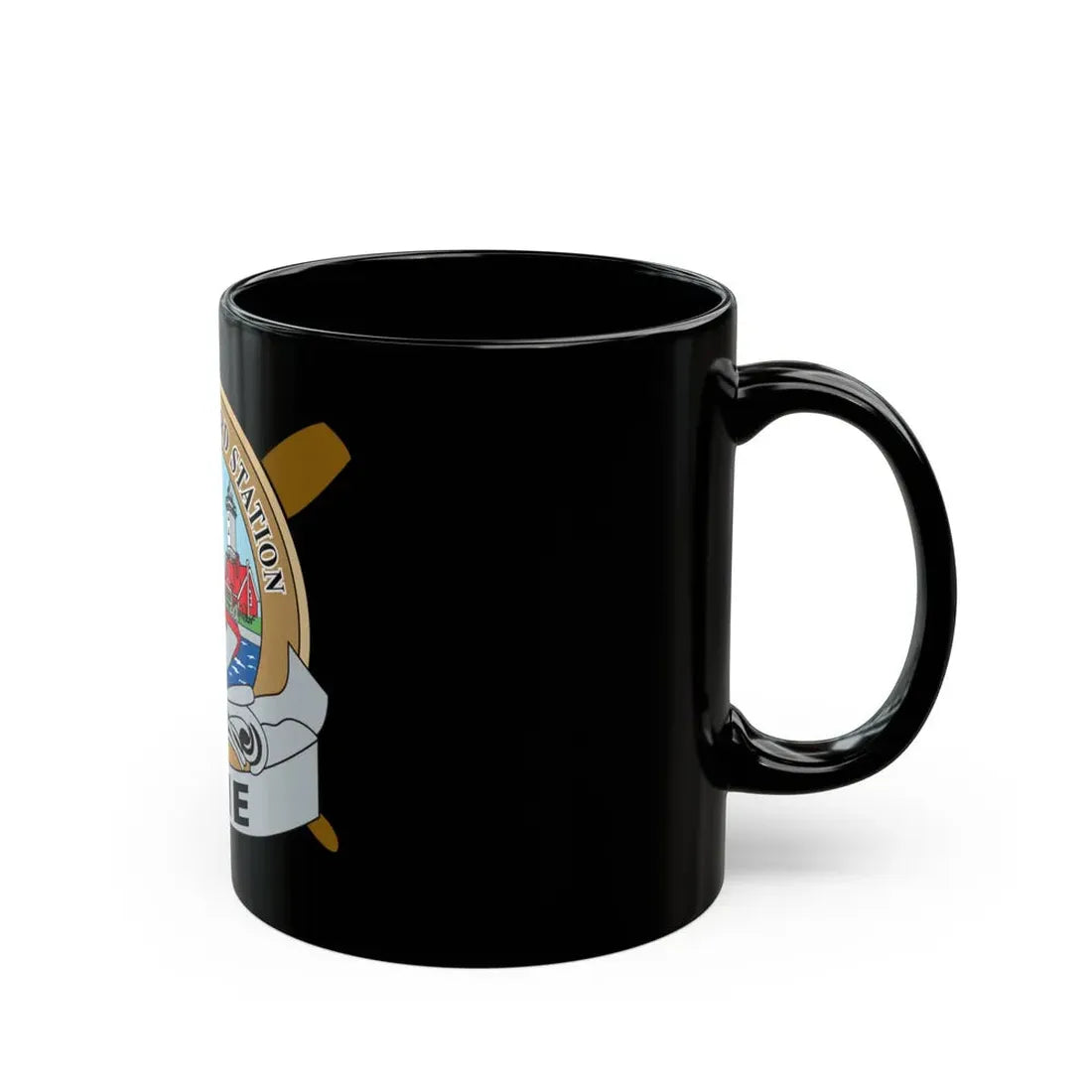 USCG Station Erie (U.S. Coast Guard) Black Coffee Mug - Go Mug Yourself