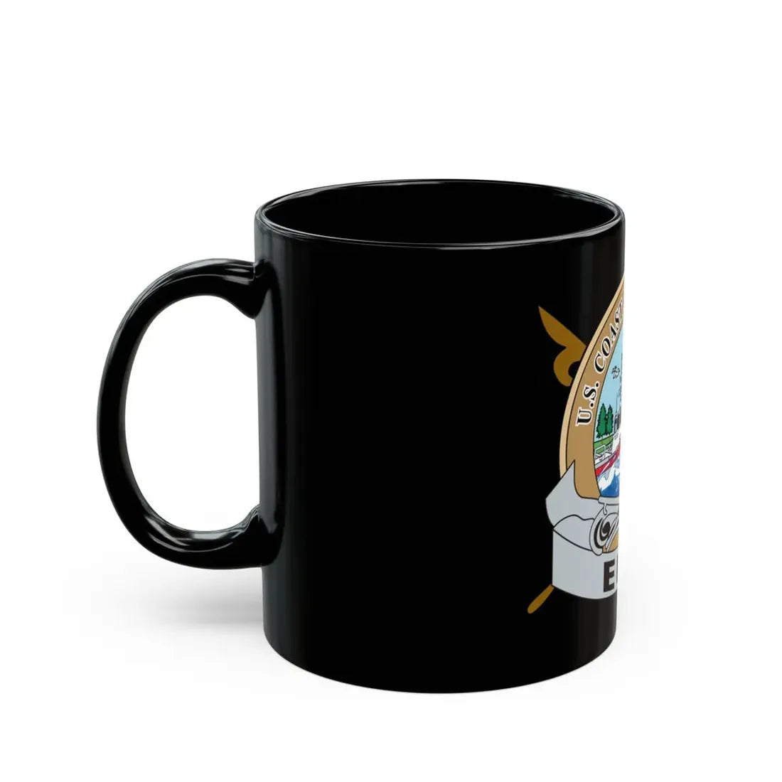 USCG Station Erie (U.S. Coast Guard) Black Coffee Mug - Go Mug Yourself