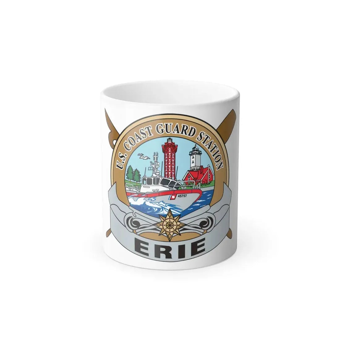 USCG Station Erie (U.S. Coast Guard) Color Changing Coffee Mug 11oz - Go Mug Yourself