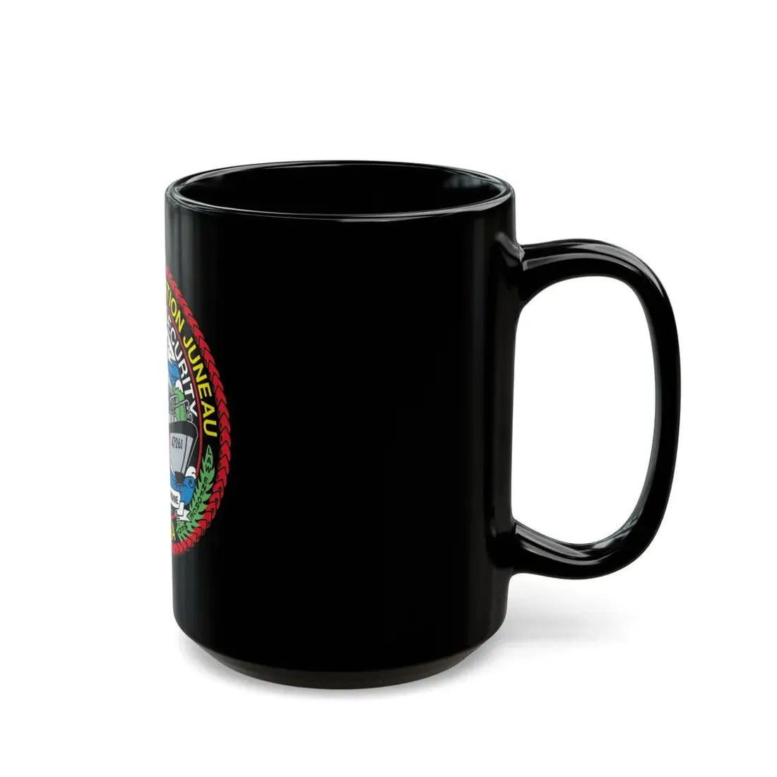 USCG Station Juneau Alaska   Homeland Security (U.S. Coast Guard) Black Coffee Mug - Go Mug Yourself