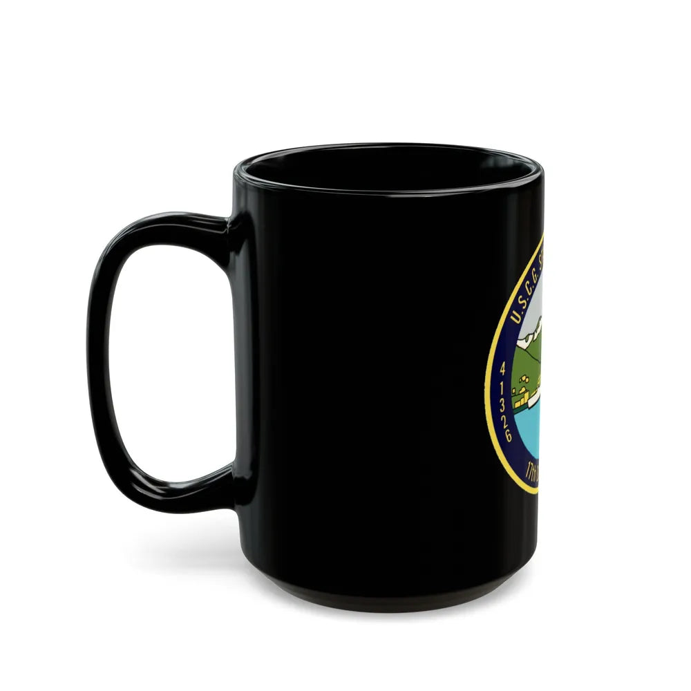 USCG Station Ketchikan 17th Dist (U.S. Coast Guard) Black Coffee Mug-Go Mug Yourself