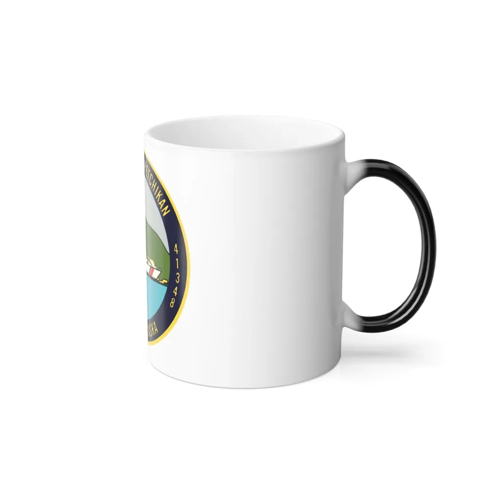 USCG Station Ketchikan 17th Dist (U.S. Coast Guard) Color Changing Mug 11oz-Go Mug Yourself
