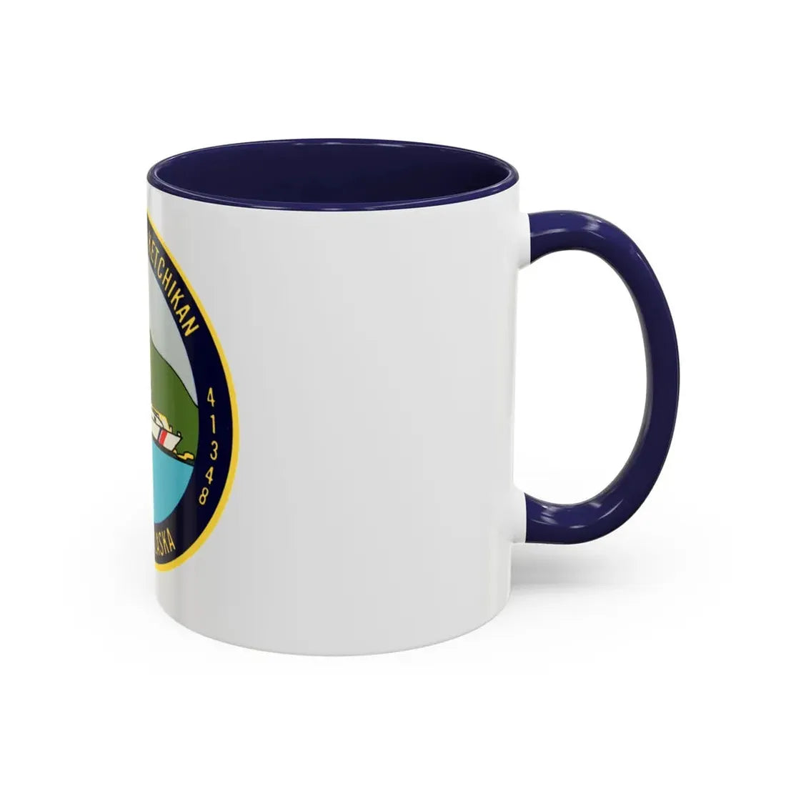 USCG Station Ketchikan 17th Dist (U.S. Coast Guard) Accent Coffee Mug - Go Mug Yourself