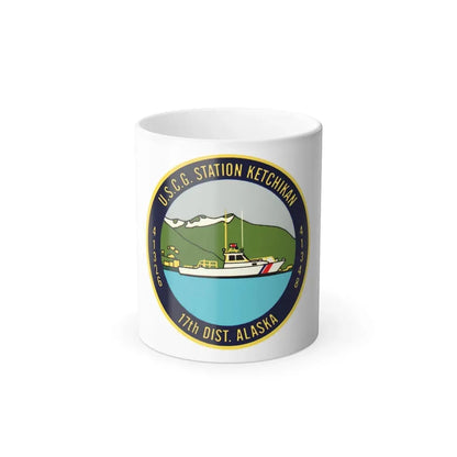 USCG Station Ketchikan 17th Dist (U.S. Coast Guard) Color Changing Coffee Mug 11oz - Go Mug Yourself