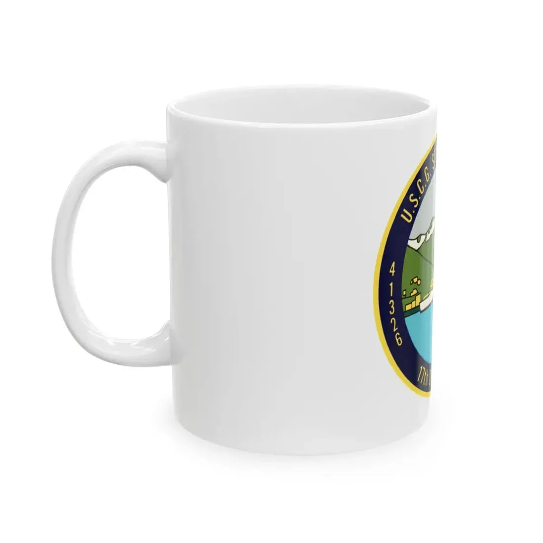 USCG Station Ketchikan 17th Dist (U.S. Coast Guard) White Coffee Mug - Go Mug Yourself