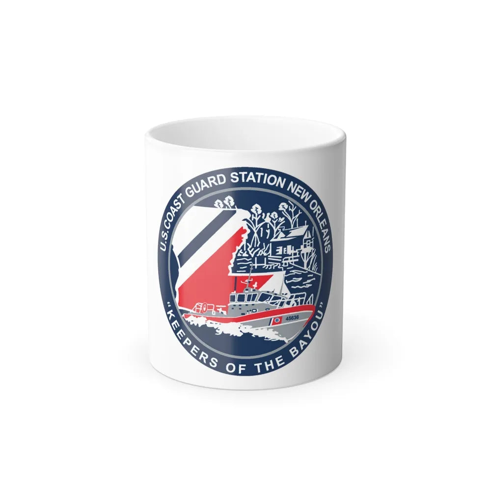 USCG Station New Orleans (U.S. Coast Guard) Color Changing Mug 11oz-11oz-Go Mug Yourself
