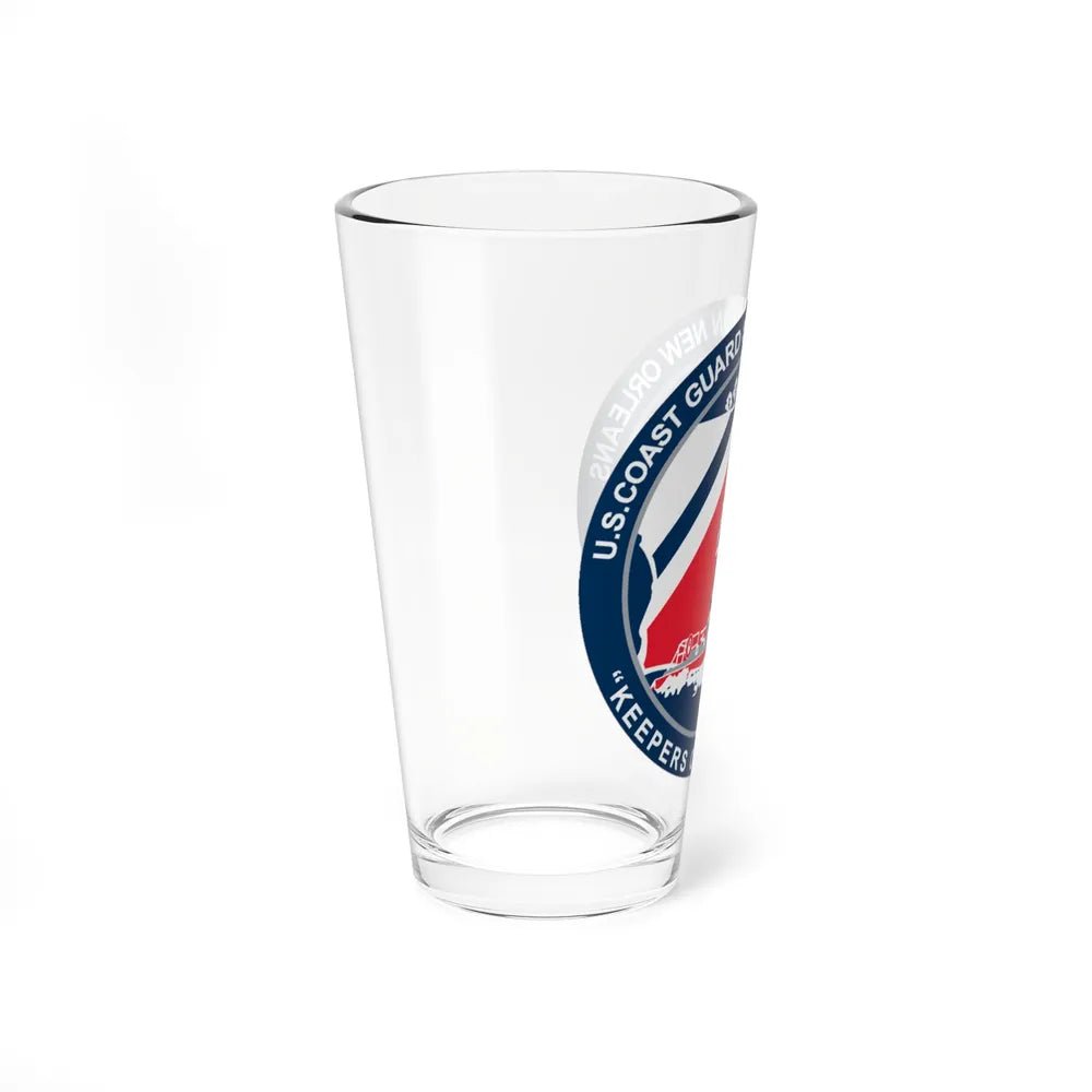 USCG Station New Orleans (U.S. Coast Guard) Pint Glass 16oz-Go Mug Yourself