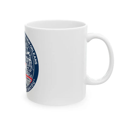 USCG Station New Orleans (U.S. Coast Guard) White Coffee Mug-Go Mug Yourself