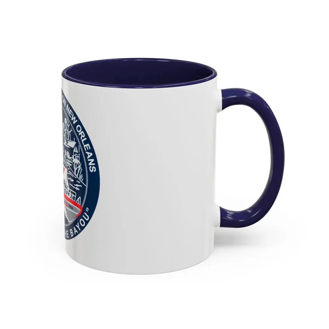 USCG Station New Orleans (U.S. Coast Guard) Accent Coffee Mug - Go Mug Yourself