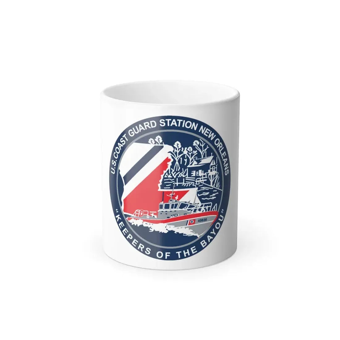 USCG Station New Orleans (U.S. Coast Guard) Color Changing Coffee Mug 11oz - Go Mug Yourself