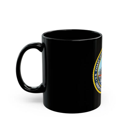 USCG Station New York (U.S. Coast Guard) Black Coffee Mug-Go Mug Yourself