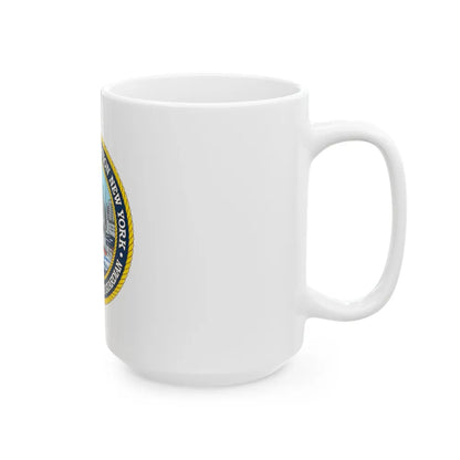 USCG Station New York (U.S. Coast Guard) White Coffee Mug-Go Mug Yourself