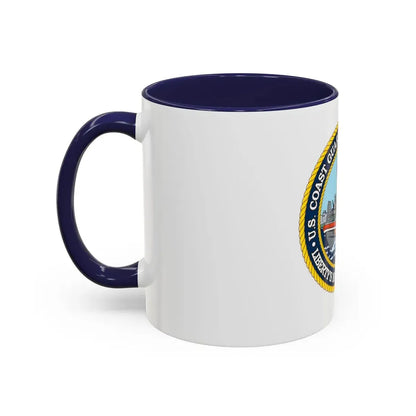 USCG Station New York (U.S. Coast Guard) Accent Coffee Mug - Go Mug Yourself
