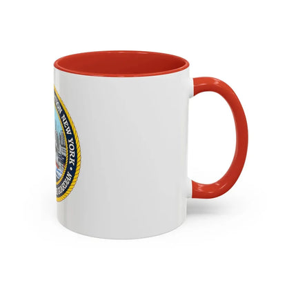 USCG Station New York (U.S. Coast Guard) Accent Coffee Mug - Go Mug Yourself