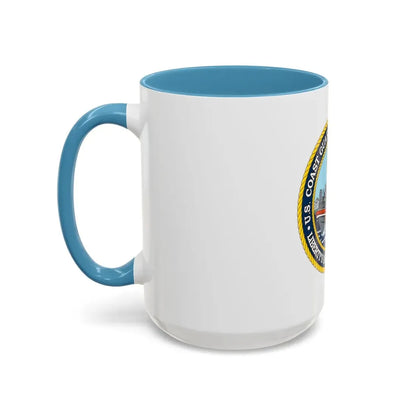 USCG Station New York (U.S. Coast Guard) Accent Coffee Mug - Go Mug Yourself