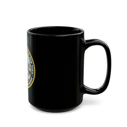USCG Station New York (U.S. Coast Guard) Black Coffee Mug - Go Mug Yourself