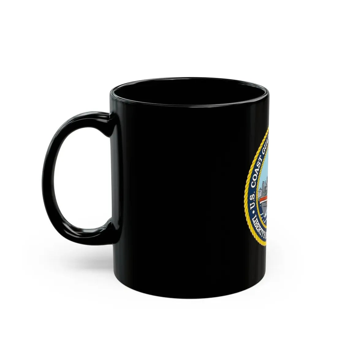 USCG Station New York (U.S. Coast Guard) Black Coffee Mug - Go Mug Yourself