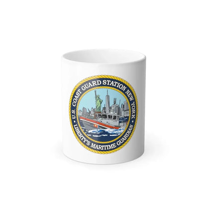USCG Station New York (U.S. Coast Guard) Color Changing Coffee Mug 11oz - Go Mug Yourself