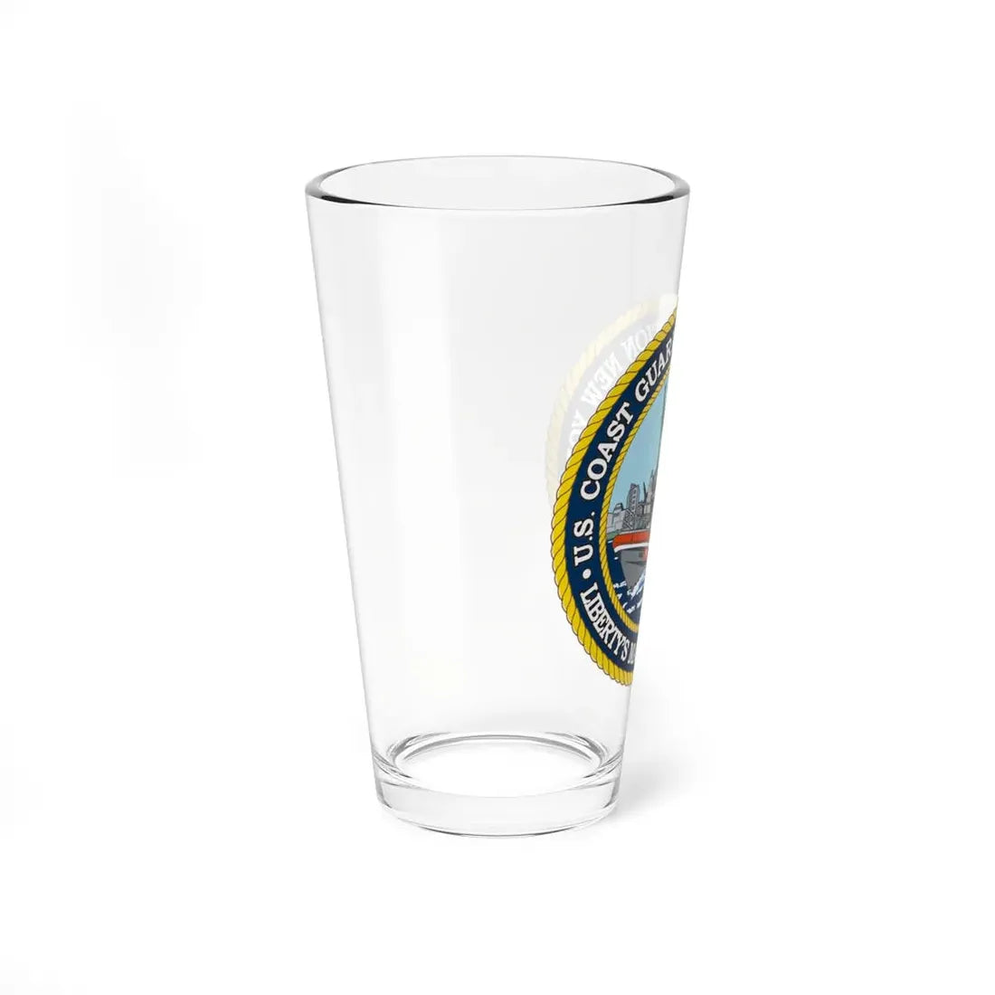 USCG Station New York (U.S. Coast Guard) Pint Glass 16oz - Go Mug Yourself