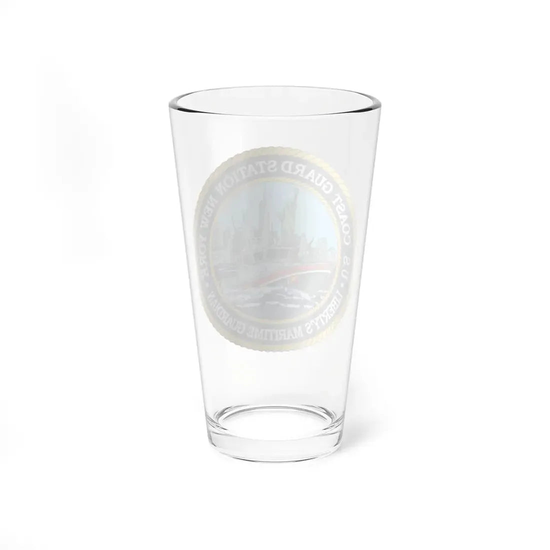 USCG Station New York (U.S. Coast Guard) Pint Glass 16oz - Go Mug Yourself