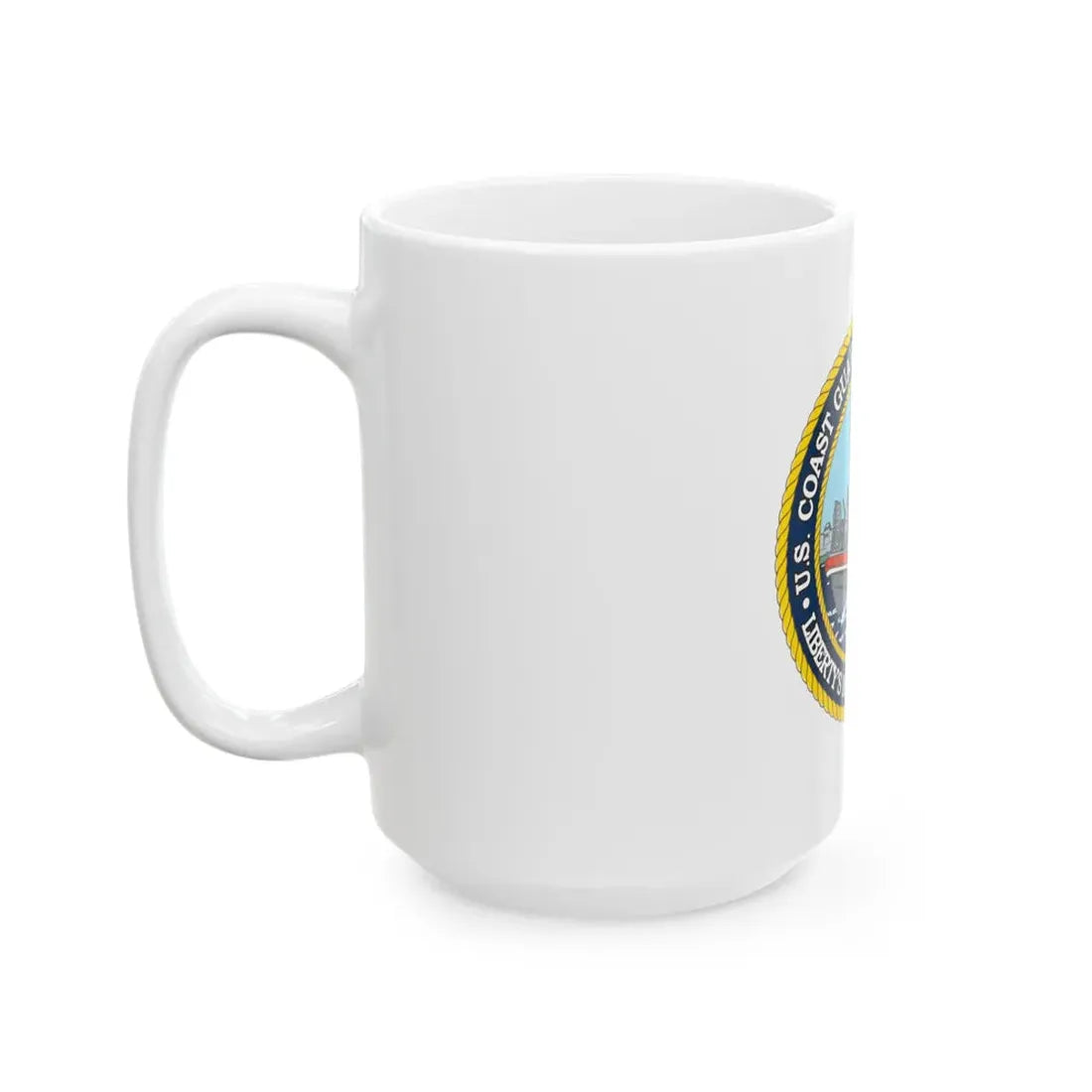 USCG Station New York (U.S. Coast Guard) White Coffee Mug - Go Mug Yourself