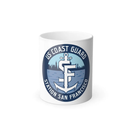 USCG Station San Francisco (U.S. Coast Guard) Color Changing Mug 11oz-11oz-Go Mug Yourself