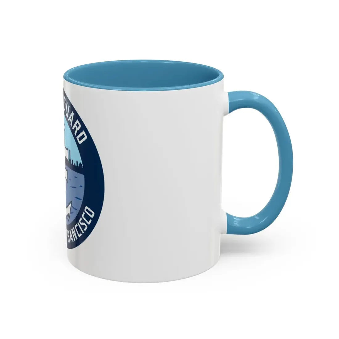 USCG Station San Francisco (U.S. Coast Guard) Accent Coffee Mug - Go Mug Yourself