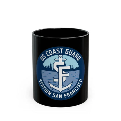 USCG Station San Francisco (U.S. Coast Guard) Black Coffee Mug 11oz - Go Mug Yourself